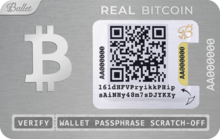 REAL Bitcoin Cryptocurrency Wallet